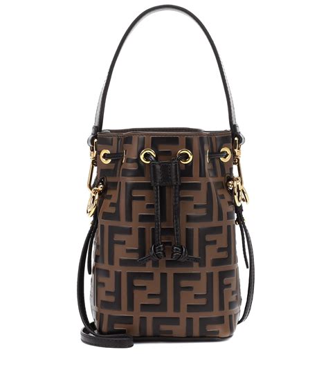 mini mon tresor bucket bag fendi|small Fendi bucket bag.